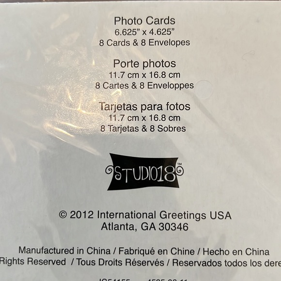 Season’s Greetings Owl Photo Cards New Pkgs x3, 24 total cards with envelopes - Picture 5 of 6